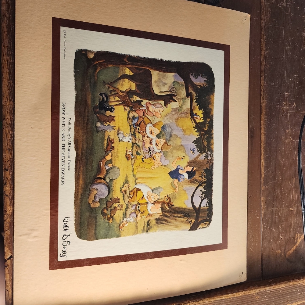 Disney Snow White and the Seven Dwarfs Art Print - Picture 14 of 15